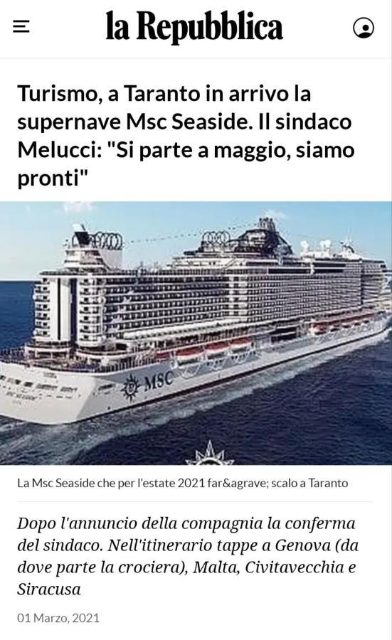 Casa Santagostino Apartment Taranto Bagian luar foto
